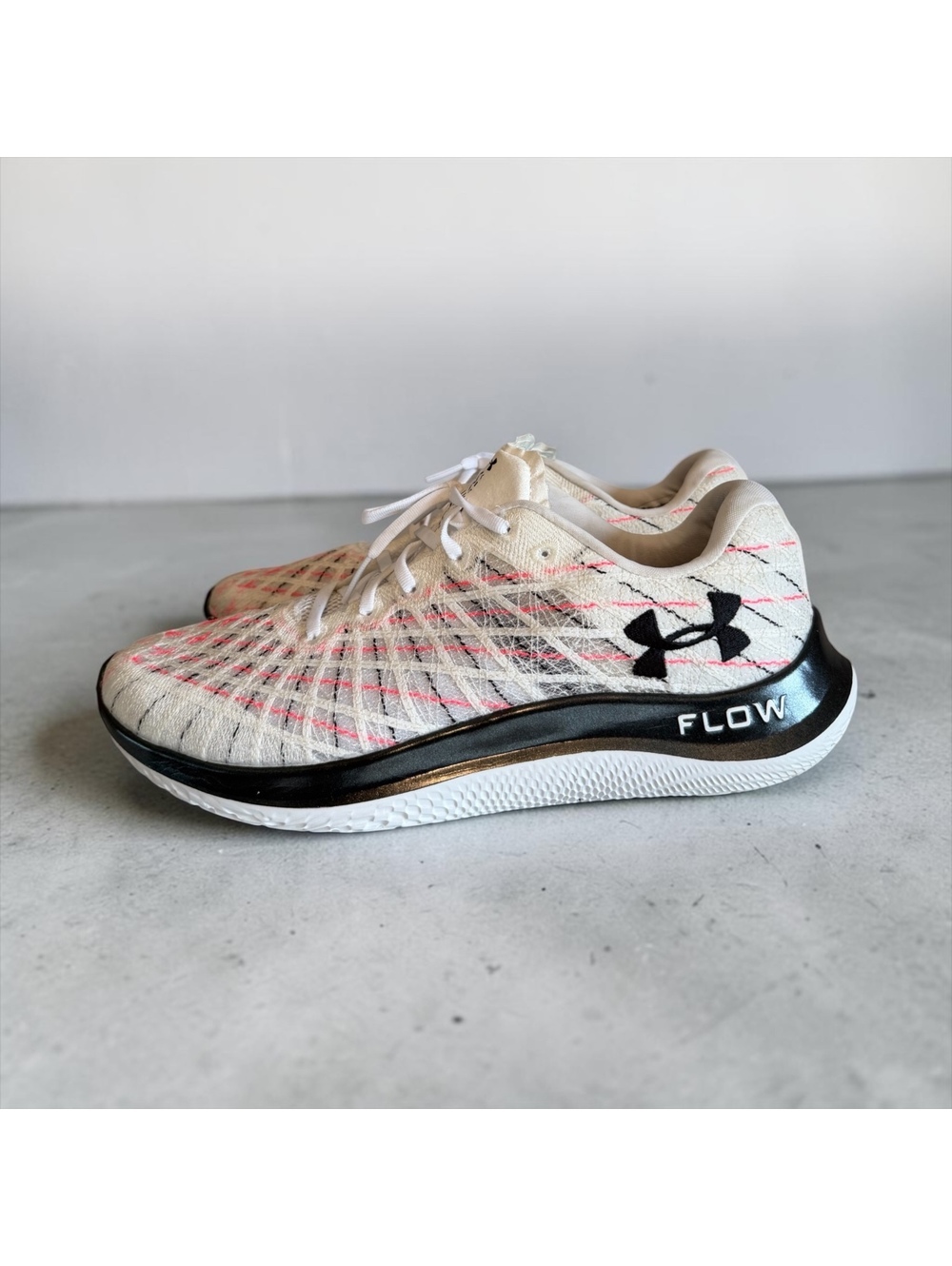 Under Armour UA Flow Velociti Wind Running Shoes White Beta Mens Size 12.5